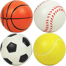Load image into Gallery viewer, Kiddie Play Set of 4 Balls for Toddlers 1-3 Years 4&quot; Soft Soccer Ball for Kids
