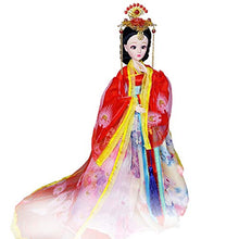 Load image into Gallery viewer, Oriental Decoration Doll, Chinese Antique 11.8 inch Doll, 3D Realistic Eyes Indoor Doll Decoration, with Bracket Shoes, Hairpin or Earrings
