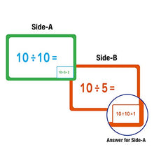 Load image into Gallery viewer, BAZIC Division Flash Cards, Numbers Elementary Math Flashcards Game at School, Problem Solving for Ages 8+ 3rd Grade 4th Grade (36/Pack), 2-Packs
