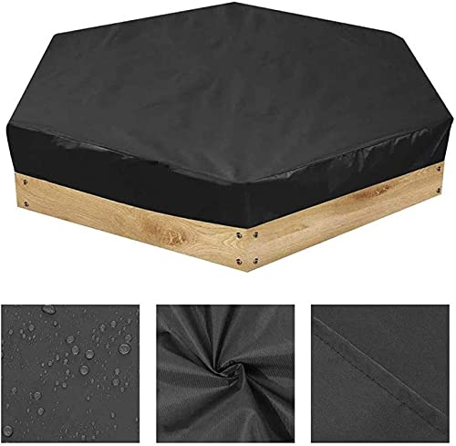 WHCQ Sandboxes Sandpit Cover, Children's Toys Sand Pit Cover, Oxford Cloth Sandbox Cover Pool Protective Sandbox Cover, Hexagon