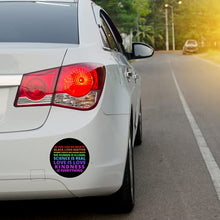 Load image into Gallery viewer, in This Car We Believe Magnet, Spread Kindness Diversity and Inclusivity Magnetic Decals for Cars, Inspirational Equality Quotes, 5.5 Inches

