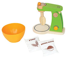 Load image into Gallery viewer, Hape Mighty Mixer Wooden Play Kitchen Set with Accessories
