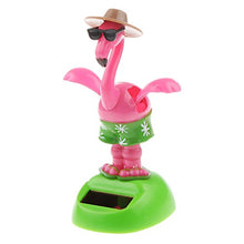Load image into Gallery viewer, YGMONER Flapping Wings Flamingo Solar Powered Shaking Toy (Flamingo A)
