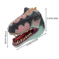 ULTNICE Dinosaur Head Hand Puppet Dinosaur Toys Animal Gloves Toy Parent Child Interactive Toys Educational Toys Gifts for Kids Boys