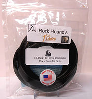Rockhound's 1st Choice Replacement Drive Belts for Dr. Cool Pro Series Rock Tumbler- 10 Pack (B1000-337)
