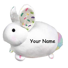 Load image into Gallery viewer, Douglas Personalized White Easter Bunny Macaroon Stuffed Animal Toy with Custom Name
