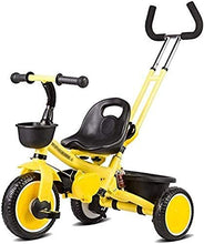 Load image into Gallery viewer, Tricycle Children Toddler Toddler Toddler Children&#39;s Tricycle 2-3-5 Old Three Whirllot Children Trolley Lightweight Stroller Badtic Kids 3 Wheels
