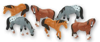 Wild Republic Horse Figurines Tube, Horse Action Figures, 6Piece Set