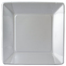 Load image into Gallery viewer, Shimmering Silver Square Lunch Plates (9&quot;)(18 Pack)
