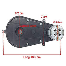 Load image into Gallery viewer, 24V550 18000RPM Gearbox with 24V DC Motor for Kids Ride on Car SUV Parts, Electric Motor with Gear Box RS550 24 Volt Motor Match Children Ride on Toys Accessories
