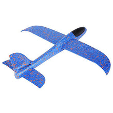 Load image into Gallery viewer, Naroote Foam Flying Airplane, 49cm Mini Foam Throwing Flying Airplane Aircraft Toy for Kids Children -Products Quality Assurance(Blue)

