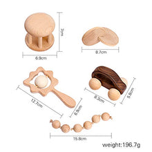 Load image into Gallery viewer, Wooden Baby Toys Montessori Toys for Babies Wooden Rattles Grasping Toys,Lion Rattles Set
