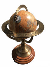 Load image into Gallery viewer, Venus incorporation Nautical World Brass Armillary Sphere Handmade Desk Dcor Globe
