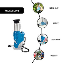 Load image into Gallery viewer, ULTECHNOVO Microscope Toys for Kids Beginner - Handheld Kids Microscope with Lights

