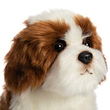 Load image into Gallery viewer, HollyHOME St. Bernard Plush Puppy Stuffed Animal Realistic Dog Plush Toy Pet Gift for Kids 10 Inch
