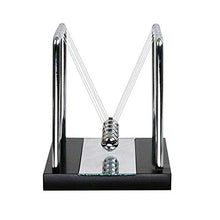 Load image into Gallery viewer, XPT Newton Cradle Balance Ball for Desktop, Classic Pendulum Balance Ball for Ornaments Decoration Display Physics Teaching Educational Tool S
