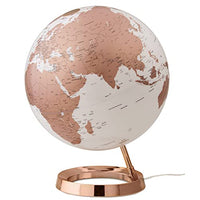 Waypoint Geographic Light & Color Designer Series Copper Illuminated Decorative Desktop Globe, 12 World Globe (WP40003)