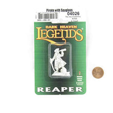 Load image into Gallery viewer, Pirate with Spyglass Miniature 25mm Heroic Scale Figure Dark Heaven Legends Reaper Miniatures
