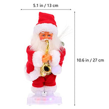 Load image into Gallery viewer, Toyvian 1Pc Christmas Dancing Singing Santa Claus Electric Glow Christmas Musical Doll Toy for Xmas Gift Table Home Decorations
