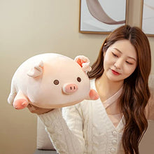 Load image into Gallery viewer, Fortuning&#39;s JDS Pig Plush 15.7 Kawaii Plushies Cute Pillow Pig Stuffed Animal Plush Pillows Hugging Pillow, Fat Soft Stuffed Pig Plush Toy for Kids Girls Boys
