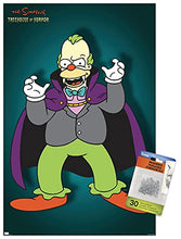 Load image into Gallery viewer, The Simpsons: Treehouse of Horror - Vampire Krusty Wall Poster with Push Pins

