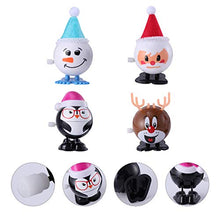 Load image into Gallery viewer, PRETYZOOM 4Pcs Christmas Clockwork Toy Wind Up Toys Santa Walking Toys Christmas Goody Bag Filler Holiday Party Favor for Kids Toddlers

