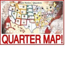 Load image into Gallery viewer, WHITMAN Educational Products - Us State Quarters Collector Map Album - Collect all 50 state quarters PLUS the district of columbia and territories by Whitman Coins
