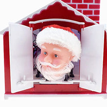 Load image into Gallery viewer, Christmas Electric Music Santa Claus Doll - Drilling Chimney Drill House Toys - Christmas Home Party Decoration Toy - Novelty Funny Present for Xmas Children Home Decor
