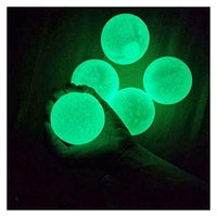 ZYuan 5Pcs Sticky Wall Balls Decompression Toys Glowing Balls Luminous Stress Relief Balls Sticky Ball Game Fun Toys for Adult Kid Gift