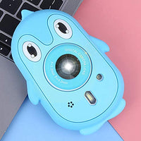 with Silicone Cover Children Camera, Support Filter Game Children Digital Camera, for Boys Girls(Blue, Pisa Leaning Tower Type)