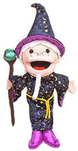 Load image into Gallery viewer, Fiesta Crafts Moving Mouth Wizard Hand Puppet Toy for Kids - Soft Hand Puppet Educational Toy for Storytelling, Communication Skills Suitable for Ages 3 to 9 Years - Size 22 x 39 cm
