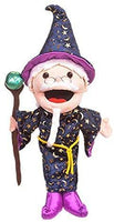 Fiesta Crafts Moving Mouth Wizard Hand Puppet Toy for Kids - Soft Hand Puppet Educational Toy for Storytelling, Communication Skills Suitable for Ages 3 to 9 Years - Size 22 x 39 cm