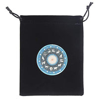 GLOGLOW Tarot Bag, Thick Velvet Tarot Storage Bag Pouch Dice Bag Jewelry Pouch Playing Cards Coins Drawstring Bag(8)