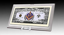 Load image into Gallery viewer, AAC / PCSCP Freemason Million Dollar Bill Desktop Collectible - Comes in Currency Stand - Beautiful Office Desk Top Accessory Gift - Toy, Prank, Gag Gift
