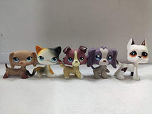 Load image into Gallery viewer, 5 lot Littlest Pet Shop LPS Great Dane Dog Dachshund Dog Collie Cat Kitty Figure Toys Rare
