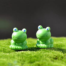 Load image into Gallery viewer, BAUT 5/10Pcs Cute Frog Miniature Figurines Piece Frog Resin Ornament Mini Frogs Fairy Garden Miniature Moss Landscape DIY Craft for Home Party(10Pcs)
