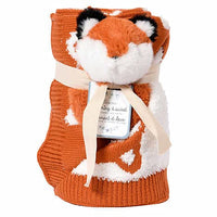 Little Miracles Fox Blanket and Rattle