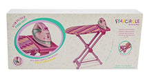 Load image into Gallery viewer, Play Circle By Battat   Best Pressed Ironing Board Set With Stand   Pink Iron With Working Light And
