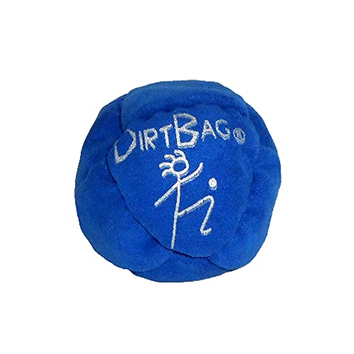 Dirtbag Classic Footbag Hacky Sack, Handmade, Pro-Grade Durability, Premium Quality, Original Design, Blue.