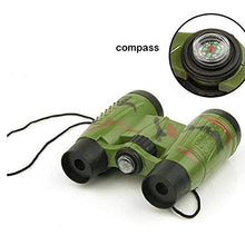 Load image into Gallery viewer, Ruluti Kids Insights Telescope Mini Portable Folding Compass Binoculars Children Educational Toys 4 * 46mm
