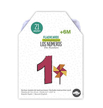 Load image into Gallery viewer, Flash Cards The Numbers - Flashcards Ages 6 M and Up, Preschool to Kindergarten - Spanish to English Flash Cards - Spanish/English Learning Games for Toddlers and Preschoolers
