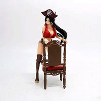 GOGOGK One Piece na-mi (16cm/6.2in) Pirate Look Adult Anime Chair Sitting Action Figure Anime Figure/Doll/Statue/Model PVC Material Best Gifts and Collections for Otaku Toys/Decoration
