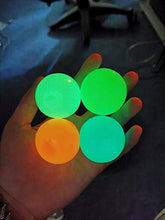 Load image into Gallery viewer, Fidget Toy Stress Balls 4.5CM Glow in The Dark Sticky Wall Ceiling Balls, Decompression Toys Sticky Balls, Stick to The Wall and Slowly Fall Off, Tear-Resistant, Fun Toy for ADHD, OCD, Anxiety
