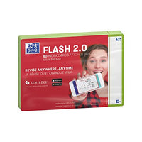 Oxford Flash 2.0 Pack of 80 Flash Cards a6 Green