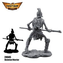 Load image into Gallery viewer, Skeleton Warrior Figure Kit 28mm Heroic Scale Miniature Unpainted First Legion
