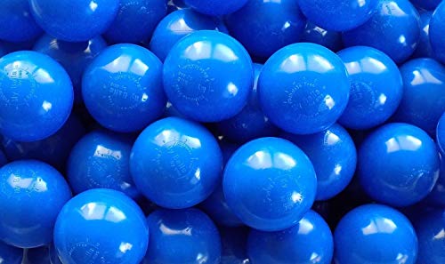Pack of 100 Blue ( Primary-Blue ) Color Jumbo 3