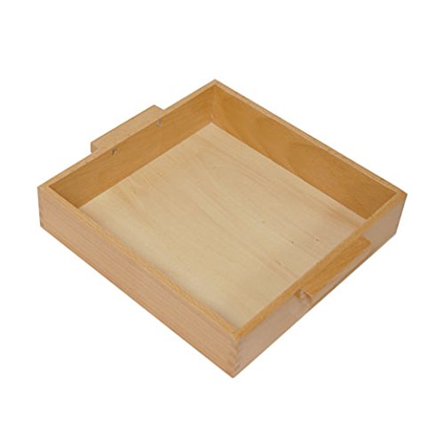 Adena Montessori Tray for 9 Wooden Thousand Cubes Montessori Wooden Trays