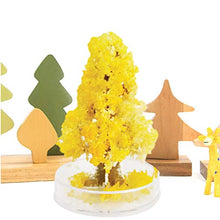 Load image into Gallery viewer, Zincoty Christmas Magic Tree, DIY Magic Growing Tree Paper Tree Magic Growing Tree Toy Boys Girls (8.36cm, Yellow)
