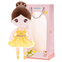 Gloveleya Ballerina Dolls Baby Girl Gifts Soft Doll Ballet Plush Yellow 13