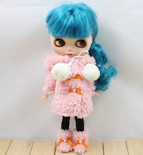 Load image into Gallery viewer, Studio one Winter Fur Pink Coat Clothes for Blythe Doll 1/6 bjd 30 cm Doll 12 inch Doll
